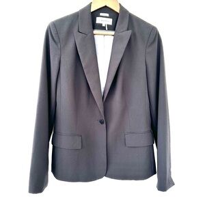 Calvin Klein single breasted fitted blazer, in a stretch fabric blend
